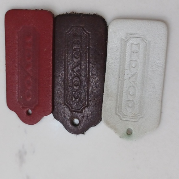 3 vintage coach one sided hangtags - Picture 13 of 14